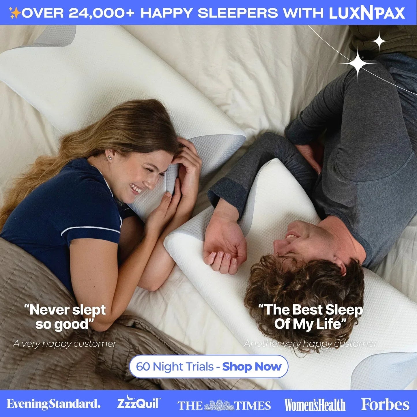 LuxNPax® Contour Relief Pillow